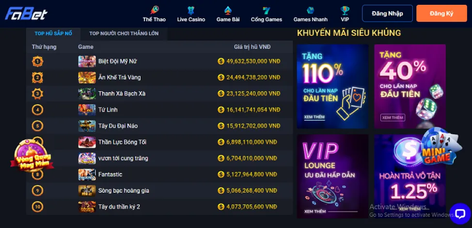 Đa dạng loại hình cá cược thể thao trên 18win1 App